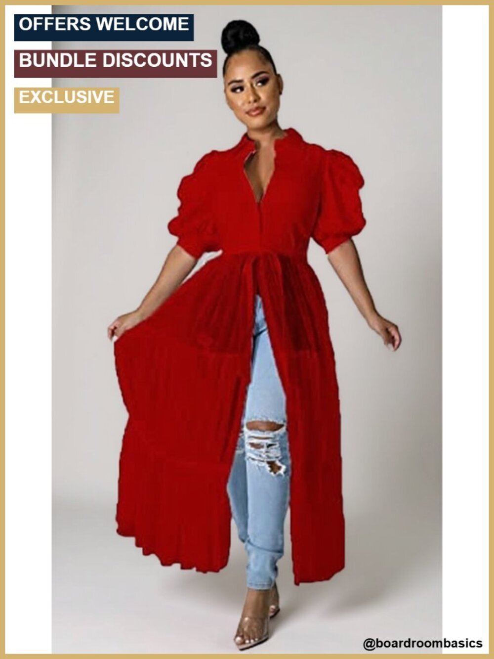Sexy Ruffle High Low Asymmetrical Tunic Blouse Top Dress